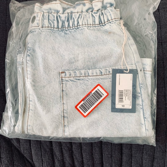 High Rise Paperbag Denim Skirt | Universal Thread - Picture 6 of 6